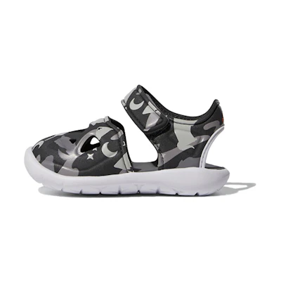 (TD) adidas Fortaswim 2 I Camouflage Sandals 'Black Grey White'