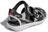 Shop (Toddler) adidas Fortaswim 2 I Camouflage Sandals 'Black Grey White' G54087