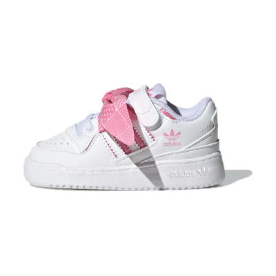 (Infant) adidas Forum Low 'Polka-Dot Scarf'