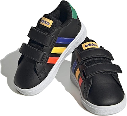 (TD) 아디다스 그랜드 코트 2.0 I 블랙/멀티 (58) HP8918 Lookbook (TD) 아디다스 그랜드 코트 2.0 I 블랙/멀티 (58) HP8918