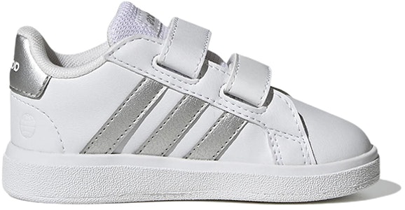 (TD) 阿迪达斯 Grand Court 2.0 I '白色哑光银' GW6526 Order (TD) 阿迪达斯 Grand Court 2.0 I '白色哑光银' GW6526