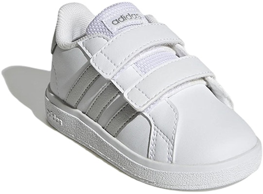 (Toddler) adidas Grand Court 2.0 I 'White Matte Silver' GW6526 Lookbook (Toddler) adidas Grand Court 2.0 I 'White Matte Silver' GW6526