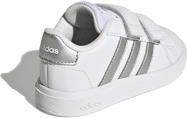 (Toddler) adidas Grand Court 2.0 I 'White Matte Silver' GW6526 Shop (Toddler) adidas Grand Court 2.0 I 'White Matte Silver' GW6526