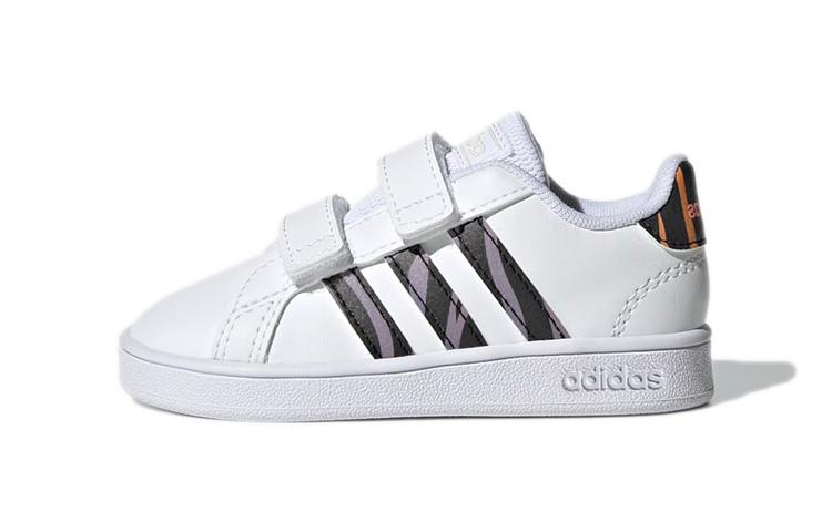 (Infant) adidas Grand Court I 'Tiger-Print' GZ1079