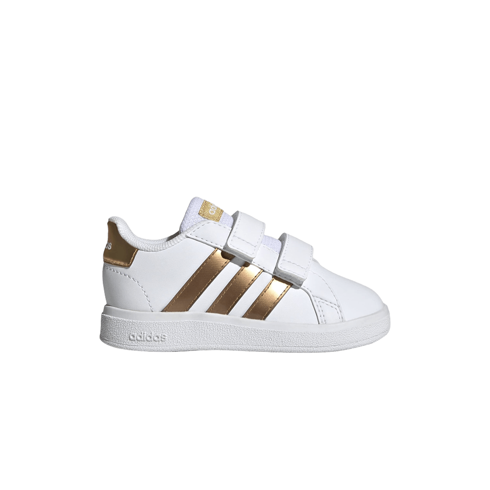 (Infant) adidas Grand Court I 'White Matte Gold' GY2576