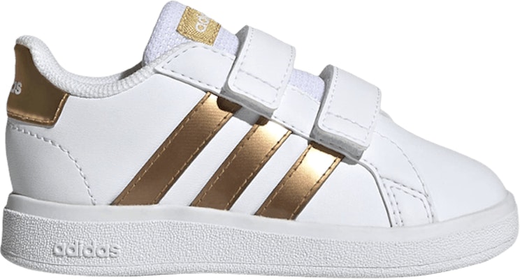 (Infant) adidas Grand Court I 'White Matte Gold' GY2576 Buy (Infant) adidas Grand Court I 'White Matte Gold' GY2576