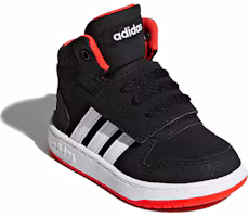 Lookbook (TD) adidas Hoops 2.0 Mid ''Schwarz Weiß Rot'' B75945