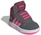 (TD) adidas Hoops 2.0 Mid I 'Kelabu Screaming Pink' GZ7798