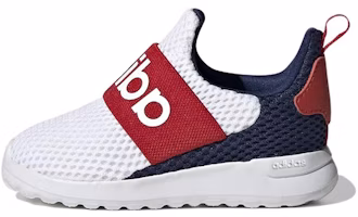 (Infant) adidas Lite Racer Adapt 4.0 I 'White Dark Blue Scarlet' GY1061 (Infant) adidas Lite Racer Adapt 4.0 I 'White Dark Blue Scarlet' GY1061