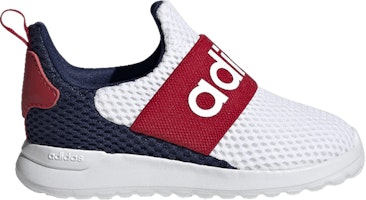 (Infant) adidas Lite Racer Adapt 4.0 I 'White Dark Blue Scarlet' GY1061 (Infant) adidas Lite Racer Adapt 4.0 I 'White Dark Blue Scarlet' GY1061