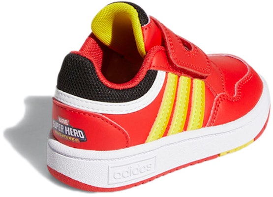 (Infant) adidas Marvel x Hoops 3.0 Low 'China Red' GY7996 Shop (Infant) adidas Marvel x Hoops 3.0 Low 'China Red' GY7996