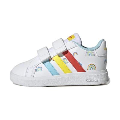(Infant) adidas neo Grand Court 'White Low Top'