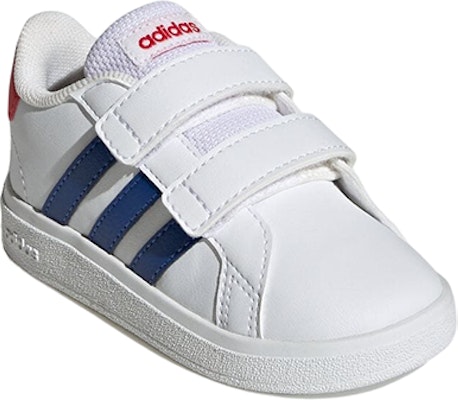 (Infant) adidas Neo Grand Court 'White Red Blue' GW6524 Lookbook (Infant) adidas Neo Grand Court 'White Red Blue' GW6524