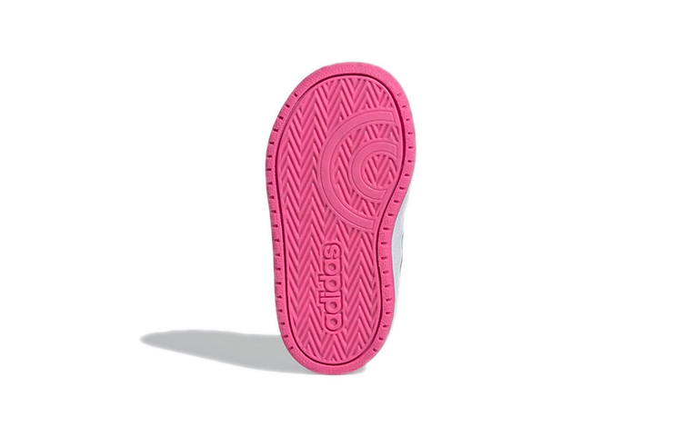 (Infant) adidas NEO Hoops 2.0 Velcro Low 'Grey Blue White' 圖 6