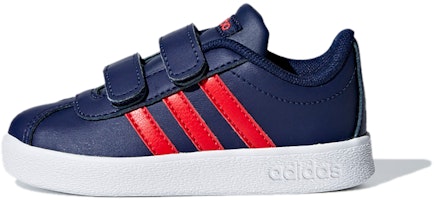 (Infant) adidas neo VL Court 2.0 'Blue Red Velcro' F36400 (Infant) adidas neo VL Court 2.0 'Blue Red Velcro' F36400