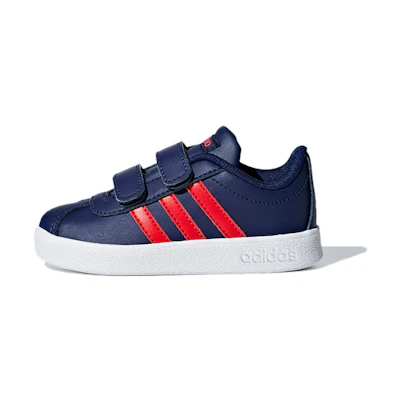 (Infant) adidas neo VL Court 2.0 'Blue Red Velcro'