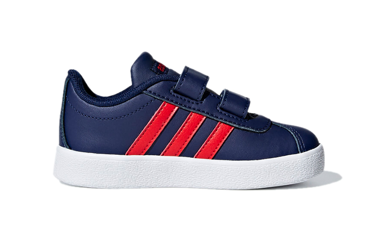 (Infant) adidas neo VL Court 2.0 'Blue Red Velcro' 圖 2