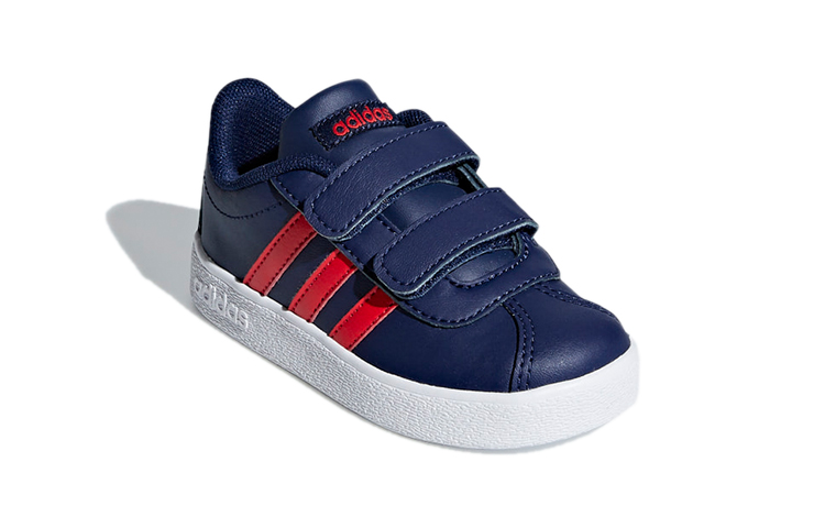 (Infant) adidas neo VL Court 2.0 'Blue Red Velcro' 圖 3
