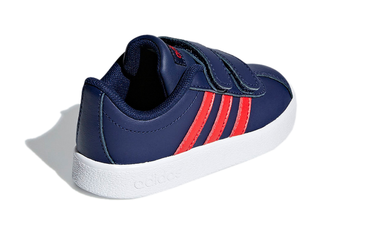 (Infant) adidas neo VL Court 2.0 'Blue Red Velcro' 圖 4