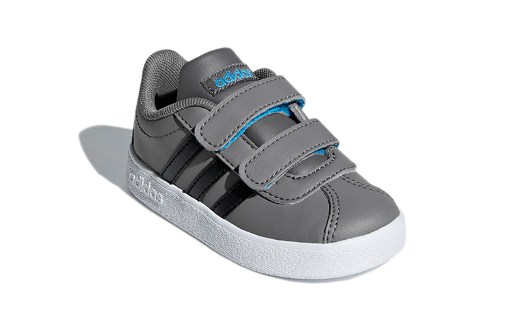(Infant) adidas Neo VL Court 2.0 'Grey Black' 圖 3
