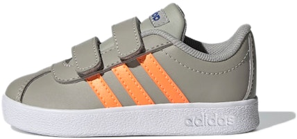 (Infant) adidas neo VL Court 2.0 'Grey Orange' GZ7668 (Infant) adidas neo VL Court 2.0 'Grey Orange' GZ7668