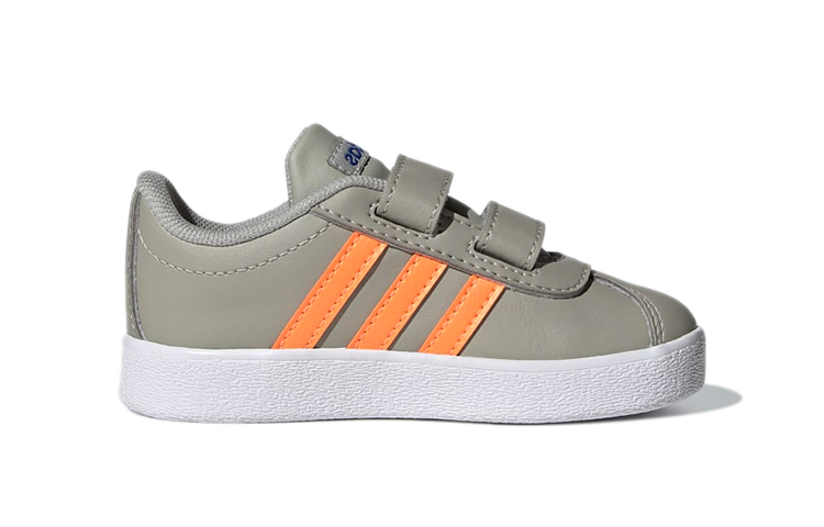 (Infant) adidas neo VL Court 2.0 'Grey Orange' 圖 2