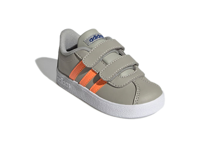 (Infant) adidas neo VL Court 2.0 'Grey Orange' 圖 3