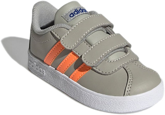 (Infant) adidas neo VL Court 2.0 'Grey Orange' GZ7668 Lookbook (Infant) adidas neo VL Court 2.0 'Grey Orange' GZ7668