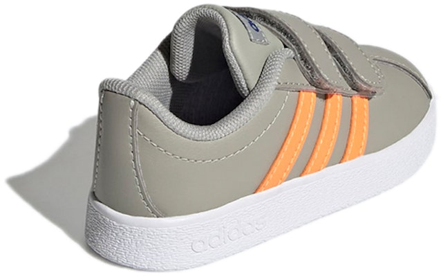 (Infant) adidas neo VL Court 2.0 'Grey Orange' GZ7668 Shop (Infant) adidas neo VL Court 2.0 'Grey Orange' GZ7668