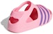 (TD) adidas Originals Adilette Play I Sandal Sukan Pink Tidak Licin Untuk Kanak-Kanak CG6598