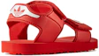 Shop (TD) adidas Originals Infradito da Spiaggia ''Rosso'' BA7136