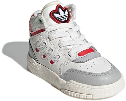 (TD) 아디다스 오리지널 드롭 스텝 '화이트 그레이 레드' GX6520 Lookbook (TD) 아디다스 오리지널 드롭 스텝 '화이트 그레이 레드' GX6520