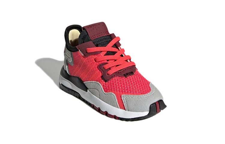 (Infant) adidas Originals Nite Jogger 'Grey Red' 圖 3