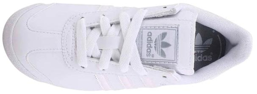 (Youth) adidas Samoa C 'White Silver Metallic' G21239 Lookbook (Youth) adidas Samoa C 'White Silver Metallic' G21239