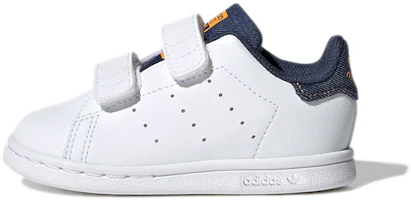 (Infant) adidas Originals Stan Smith 'White Blue Yellow' GZ7361 (Infant) adidas Originals Stan Smith 'White Blue Yellow' GZ7361