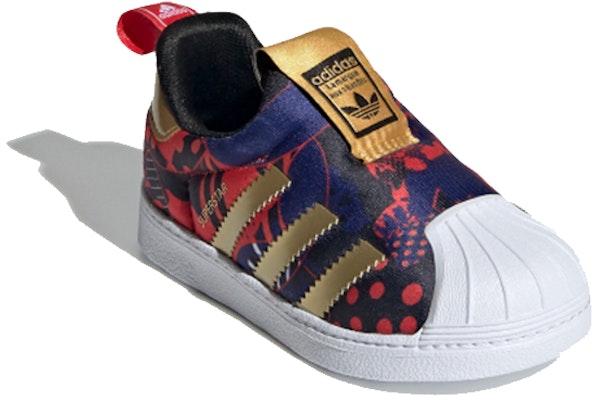 (Toddler) adidas originals Superstar 360 I 'Blue Black Red' GZ7347 Lookbook (Toddler) adidas originals Superstar 360 I 'Blue Black Red' GZ7347