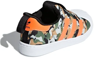 Shop 婴童 adidas originals Superstar 360 I 低筒 板鞋 橘白