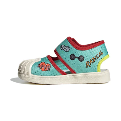 (TD) adidas originals Superstar 360 Sndl I Primeblue 'Green Red'