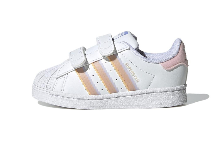 (TD) adidas originals Superstar CF 'White Yellow Pink'