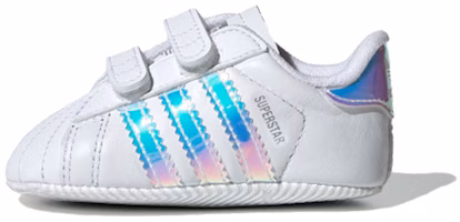 (Toddler) adidas Originals Superstar Crib 'White Laser Silver' BD8000 (Toddler) adidas Originals Superstar Crib 'White Laser Silver' BD8000