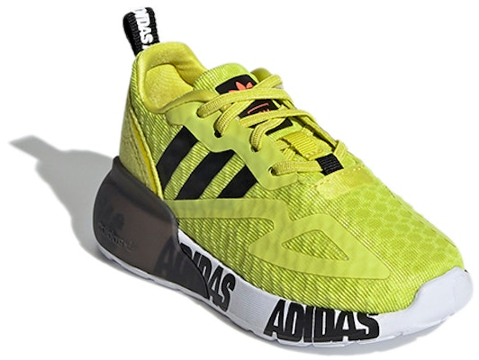 嬰兒 adidas originals ZX 2K 低筒 運動休閒鞋 黃色 Lookbook 嬰兒 adidas originals ZX 2K 低筒 運動休閒鞋 黃色