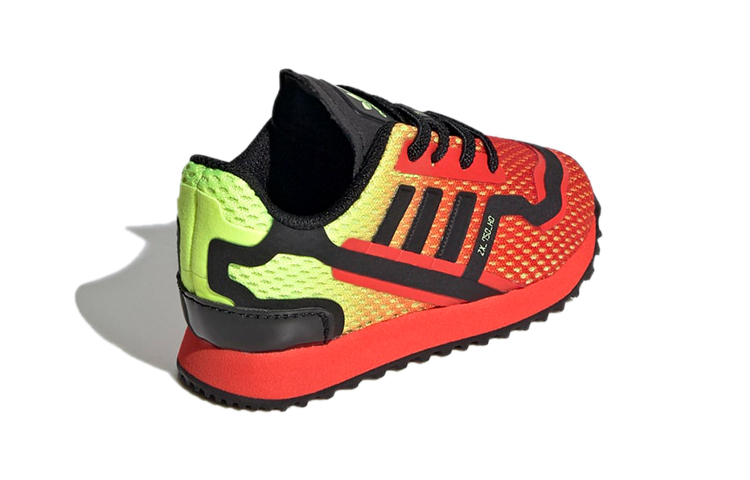 (Infant) adidas Originals ZX 750 HD 'Red Yellow Black' 圖 4