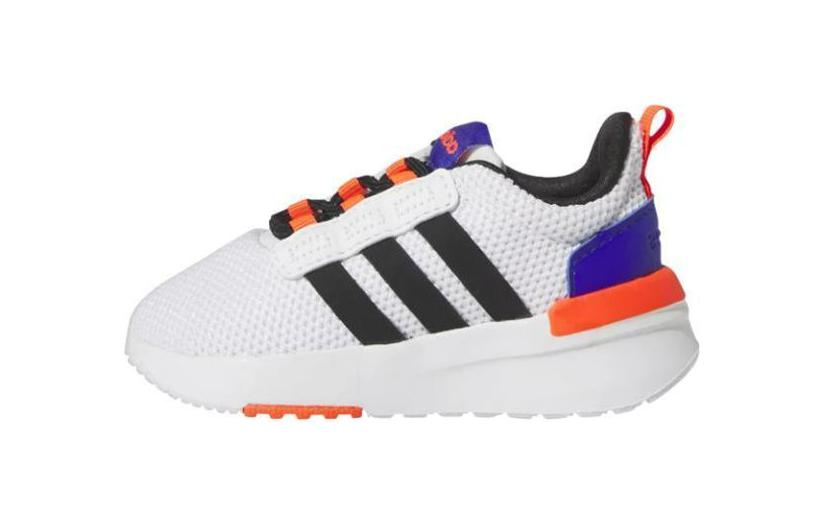 (Infant) adidas Racer TR21 'White Lucid Blue Orange'