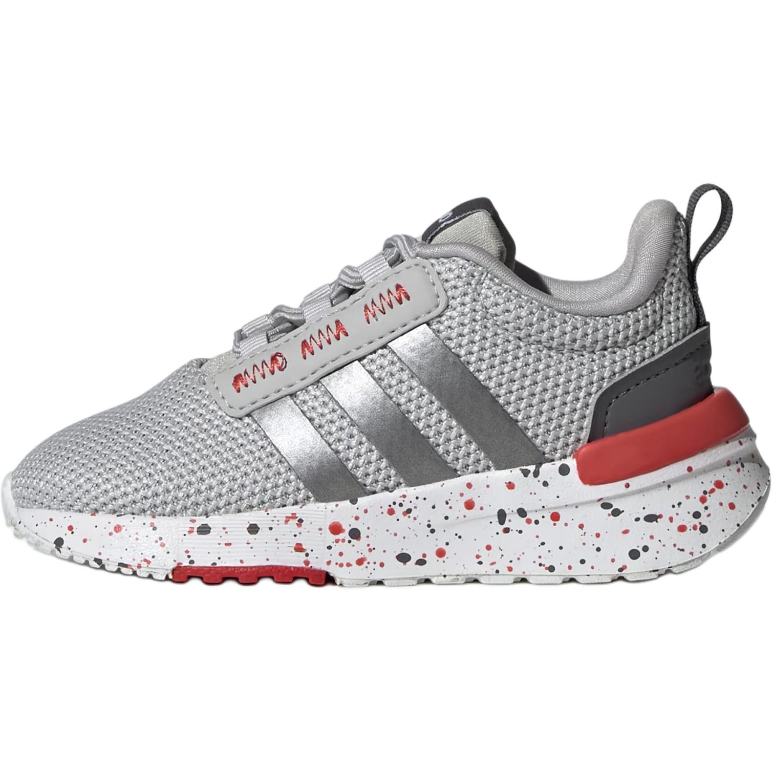 (Infant) adidas Racer TR21 I 'Grey Red Speckled' HP6167