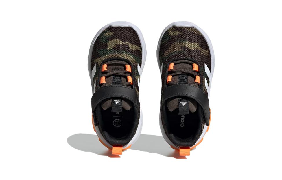 Lookbook 中童 adidas RACER TR23 耐磨透氣 低筒 兒童跑步鞋 白綠