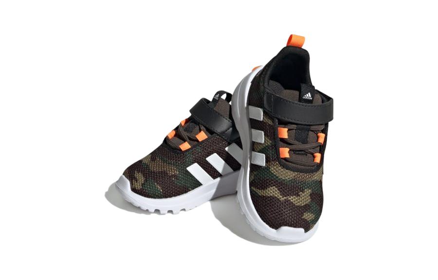 Shop 中童 adidas RACER TR23 耐磨透氣 低筒 兒童跑步鞋 白綠