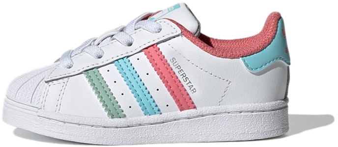 (TD) アディダス Superstar "白/桜色/空" (Adidas Superstar "Shiro/Sakura-iro/Sora") FZ0654 Buy (TD) アディダス Superstar "白/桜色/空" (Adidas Superstar "Shiro/Sakura-iro/Sora") FZ0654