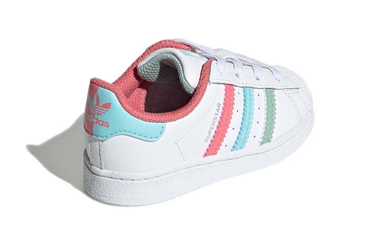 Shop TD嬰兒 adidas originals Superstar 白粉藍