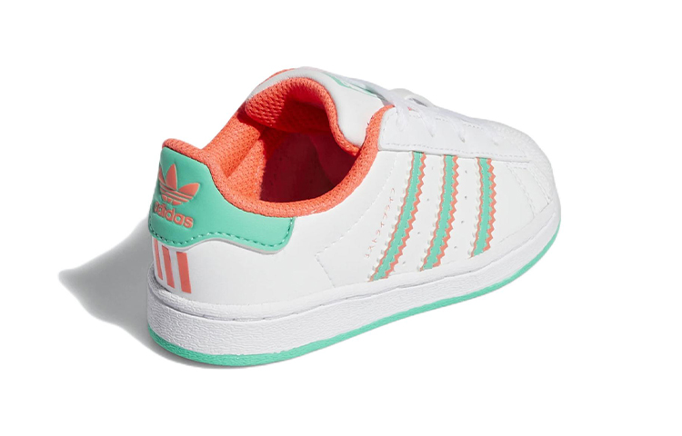 Shop (TD) adidas Superstar 'Putih Hi-Res Hijau' GV6991