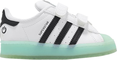 (Infant) adidas Superstar CF I 'LED Lights - White Semi Flash Aqua' IG7005 (Infant) adidas Superstar CF I 'LED Lights - White Semi Flash Aqua' IG7005